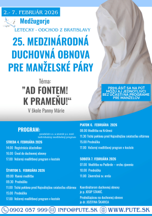 Medzinárodná duchovná obnova pre manželov v Medžugorii