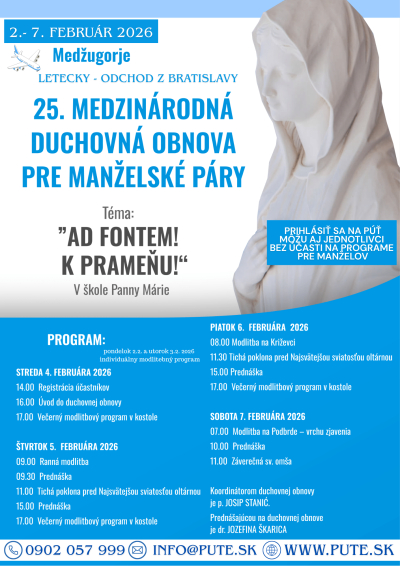 Medzinárodná duchovná obnova pre manželov v Medžugorii