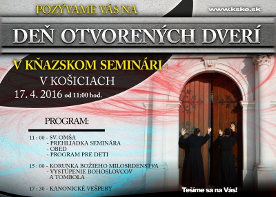 Deň otvorených dverí v kňazskom seminári