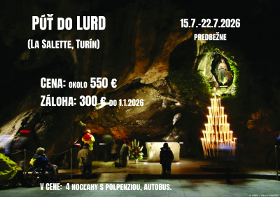 Púť do Lurd (jul 2026)