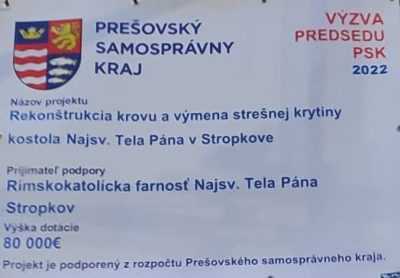 Rekonštrukcia strechy Sanktuária