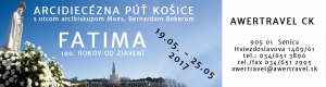 Fatima - arcidiecézna púť s o. biskupom Bernardom