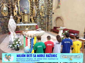 Milión detí sa modlí ruženec